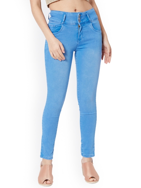 

Kraus Jeans Women Blue Skinny Fit High-Rise Stretchable Jeans