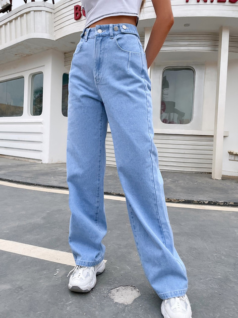 

URBANIC Women Blue Solid Relaxed Fit Jeans
