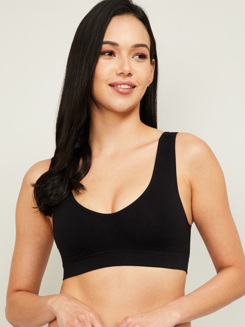 

Ginger by Lifestyle Black Everyday Bra Lightly Padded
