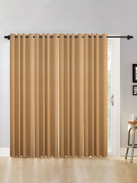

Molly & Michel Cream-Coloured Set of 4 Door Curtain