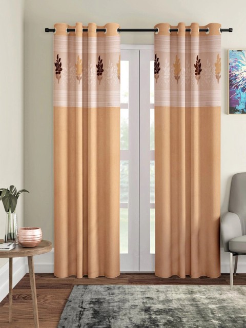 

Molly & Michel Beige Set of 2 Ethnic Motifs Door Curtain