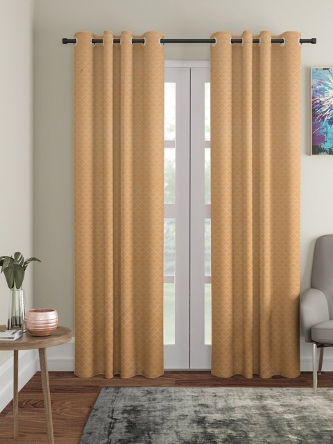 

Molly & Michel Cream-Coloured Set of 2 Long Door Curtain