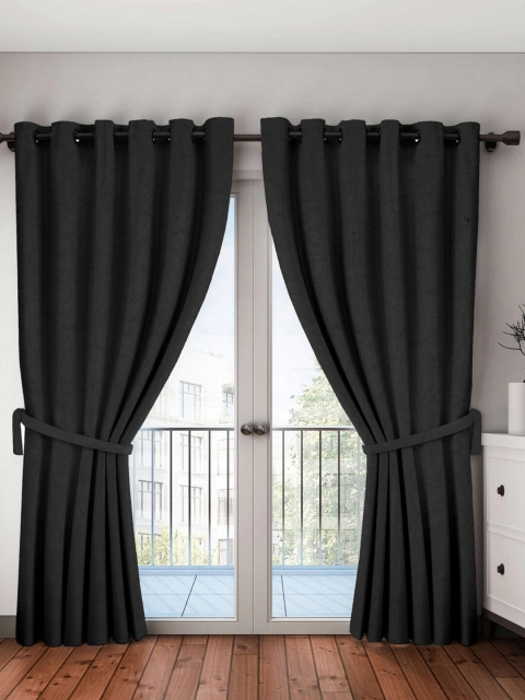 

Molly & Michel Grey Set of 2 Door Curtain