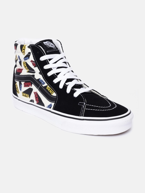 

Vans Unisex Black Printed Sneakers
