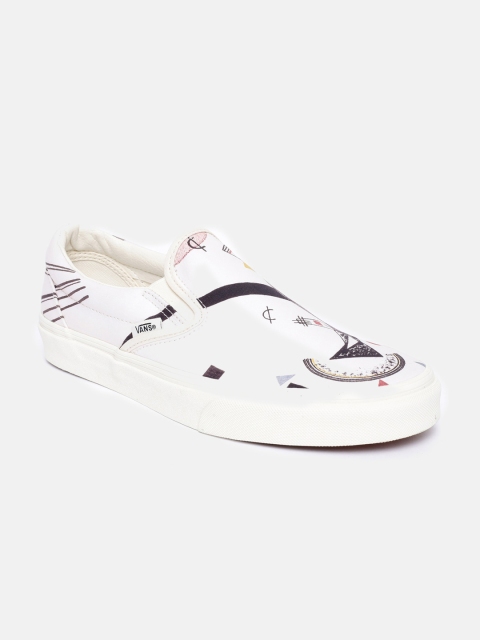 

Vans Unisex Multicoloured Printed Slip-On Sneakers, Multi