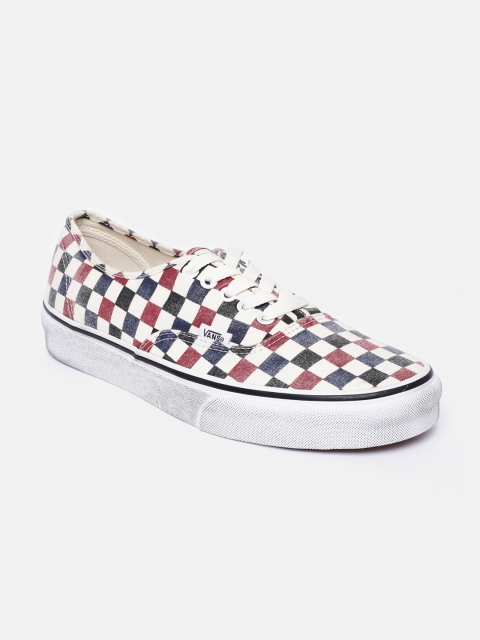 

Vans Unisex Blue Printed Sneakers
