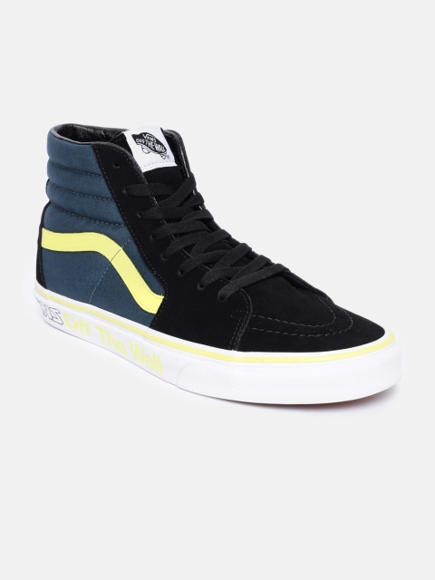 

Vans Unisex Black & Blue Colourblocked Sneakers