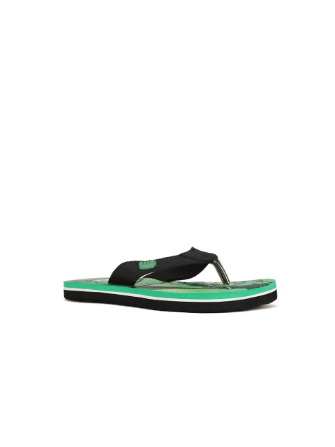 

Disney Boys Green & Black Printed Thong Flip-Flops