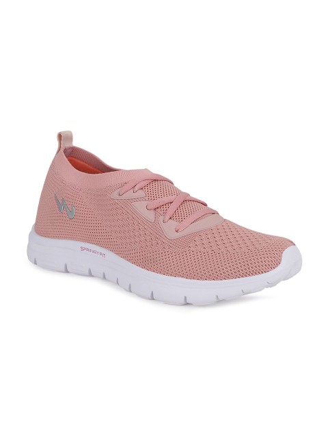 

Campus Women Peach-Coloured Mesh Running Shoes
