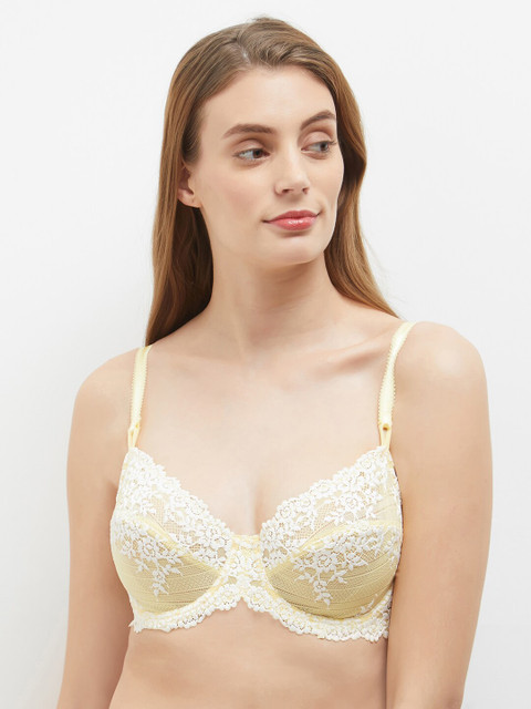 

Wacoal Yellow & White Floral Everyday Bra - Underwired