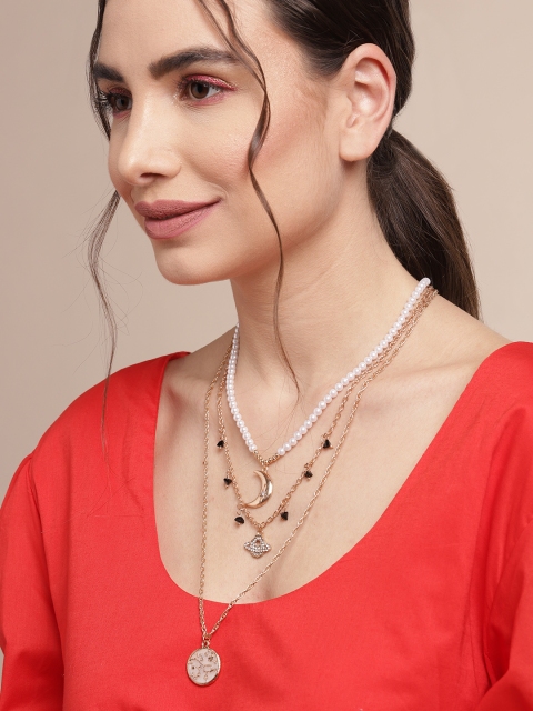 

Sangria Set of 3 Necklaces, Gold