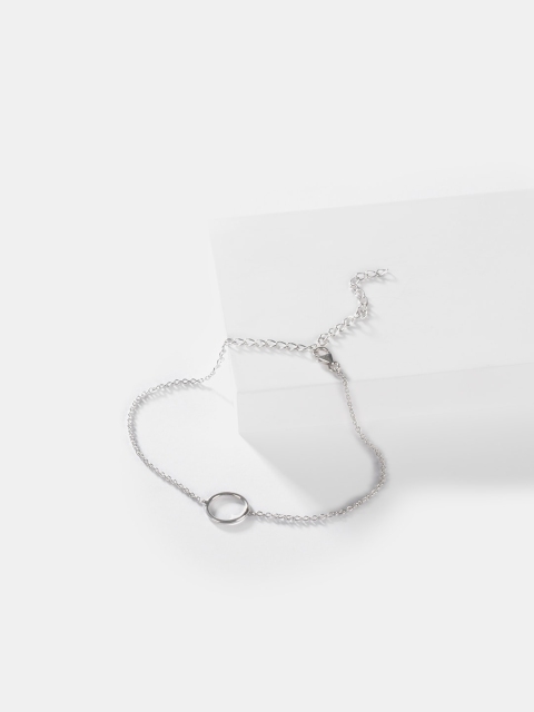 

SHAYA 925 Sterling Silver Always And Forever Circle Anklet