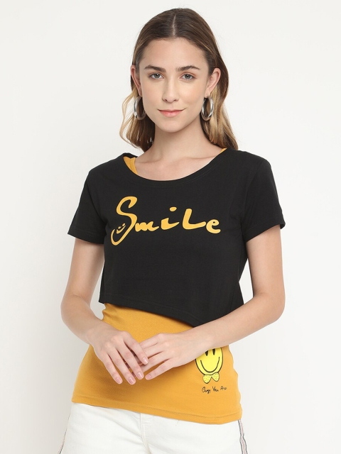 

V2 Value & Variety Mustard Yellow Regular Top