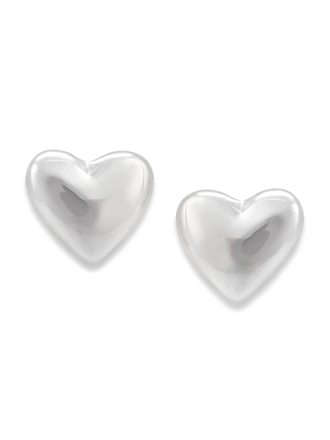 

Ted Baker Gunmetal-Toned Heart Shaped Studs Earrings, Metallic