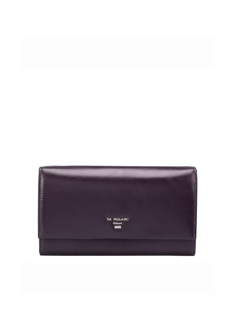 

Da Milano Women Burgundy Leather Two Fold Wallet
