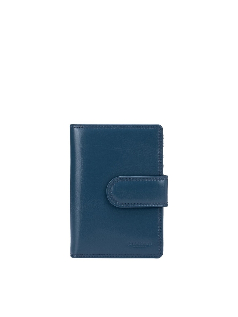 

Da Milano Women Blue Leather Two Fold Wallet