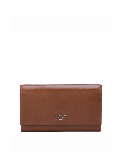 

Da Milano Women Brown Leather Two Fold Wallet