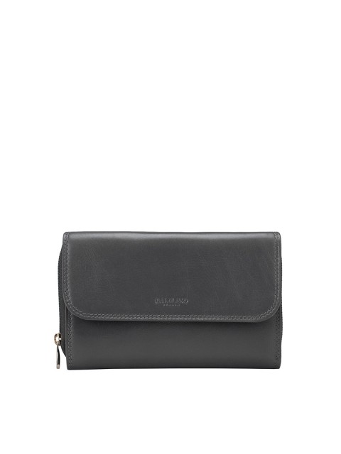 

Da Milano Women Grey Leather Two Fold Wallet
