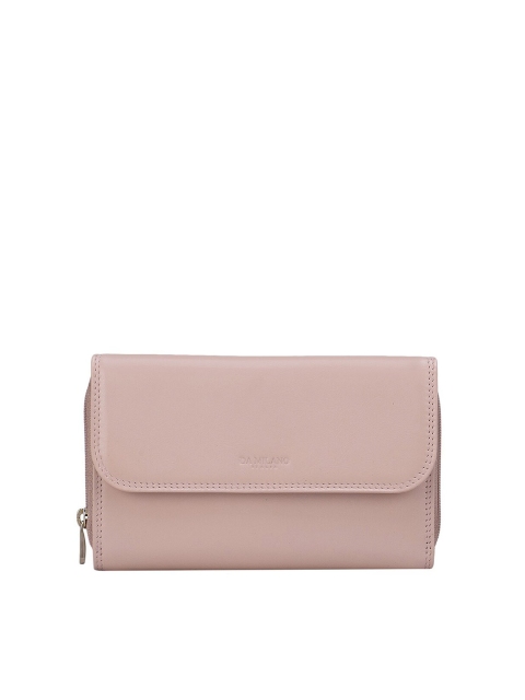 

Da Milano Women Pink Leather Two Fold Wallet
