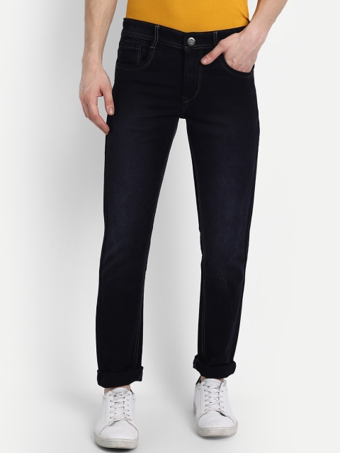 

BROADSTAR Men Black Slim Fit Light Fade Stretchable Jeans