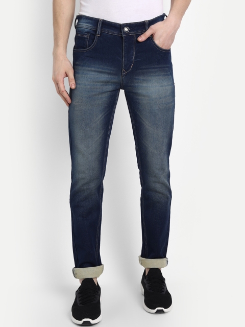

BROADSTAR Men Blue Slim Fit Heavy Fade Stretchable Jeans