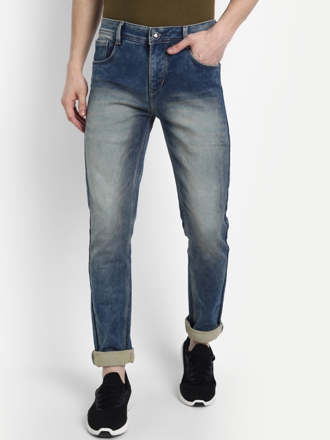 

BROADSTAR Men Blue Slim Fit Heavy Fade Stretchable Jeans