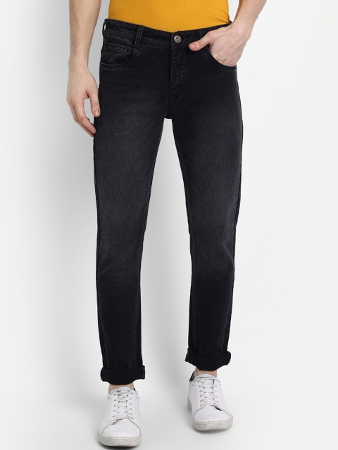 

BROADSTAR Men Black Slim Fit Light Fade Stretchable Jeans