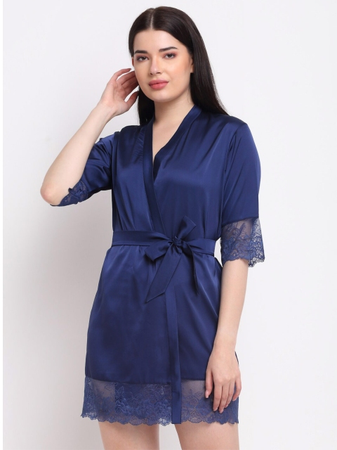 

EROTISSCH Blue Satin Baby Doll