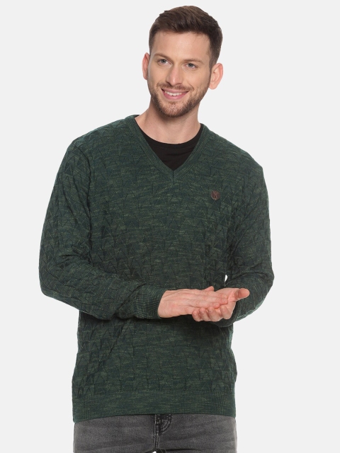 

VENITIAN Men Green Pullover
