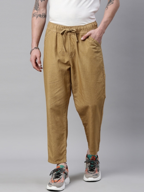 

Breakbounce Men Khaki Loose Fit Trousers