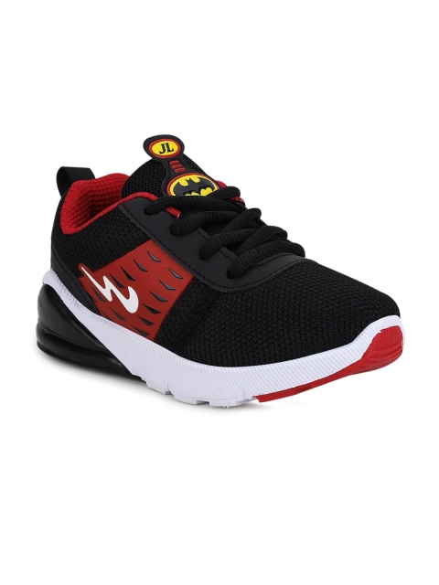 

Campus Unisex Kids Black Mesh Running Shoes
