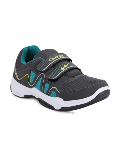 

Campus Unisex Kids Grey Mesh Walking Shoes