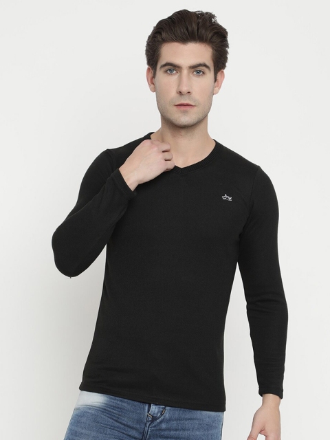 

V2 Value & Variety Men Black Acrylic Pullover Sweater