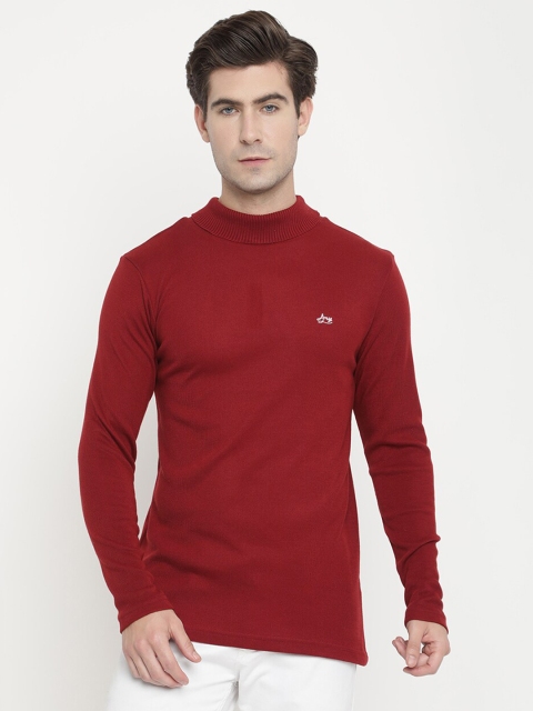 

V2 Value & Variety Men Maroon Acrylic Pullover