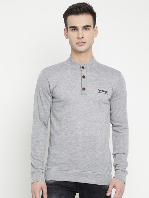 

V2 Value & Variety Men Grey Acrylic Pullover