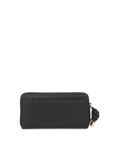 

Ted Baker Women Black Solid Leather Zip Around Wallet