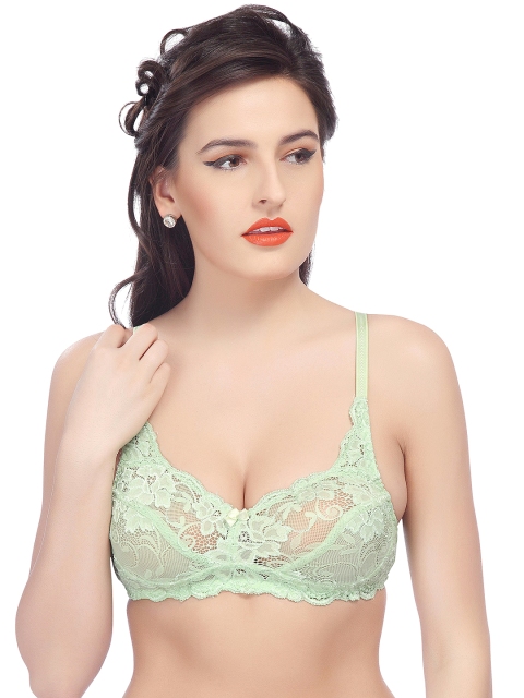 

Lady Love Green Medium-Coverage Lace Bra LLBR8062