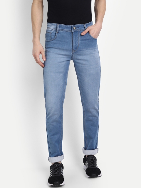 

BROADSTAR Men Blue Slim Fit Light Fade Stretchable Jeans