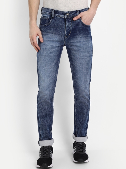 

BROADSTAR Men Blue Slim Fit Heavy Fade Stretchable Jeans