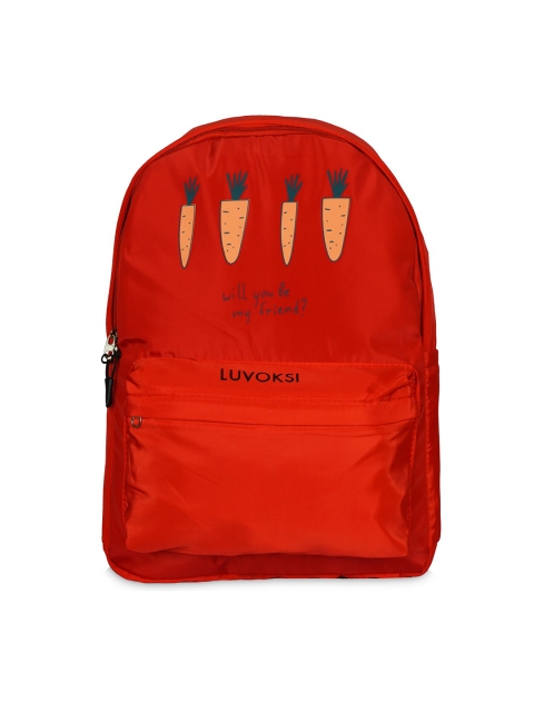 

Luvoksi Red Graphic Backpack