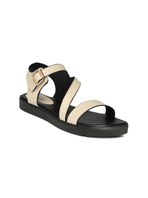 

Lavie Women Beige Solid Open-Toed
