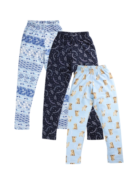 

SAVAGE Girls Set of 3 Assorted Cotton Leggings