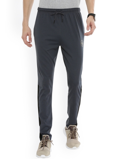 

Proline Men Charcoal Grey Solid Slim-Fit Track Pants