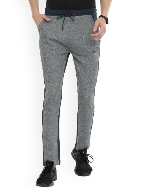 

Proline Men Grey Solid Cotton Track Pant