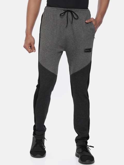 

Proline Men Grey & Black Colourblocked Joggers