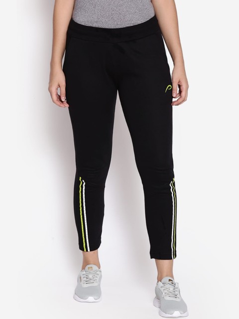 

Proline Women Black Solid Slim Fit Track Pants
