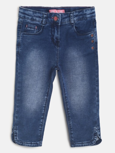 

TALES & STORIES Girls Blue Capris