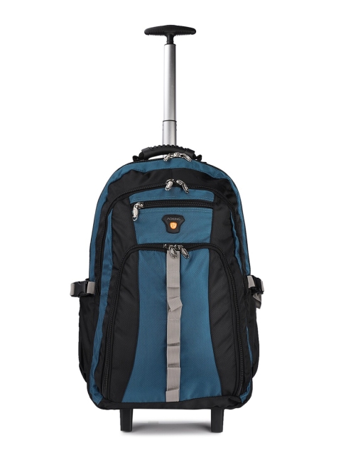 

Aoking Unisex Blue & Black Colourblocked Waterproof Backpack