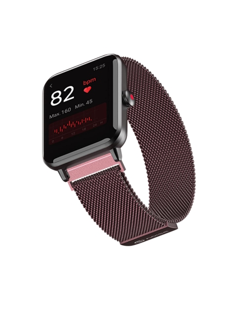 

NOISE Brown Textured Metallic Smartwatch Strap