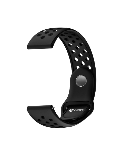 

NOISE Black Textured Silicone Smartwatch Strap